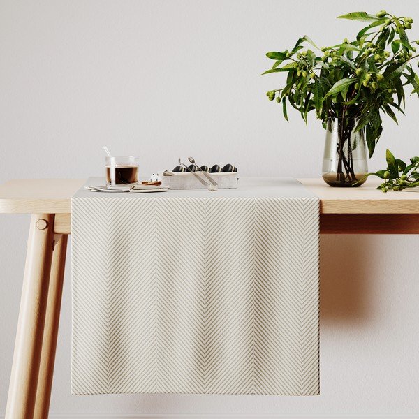 Runner da tavola in velluto 40x140 cm Clear - AmeliaHome-image-3