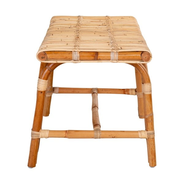 Panca da giardino di colore naturale in rattan Aveiro – House Nordic-image-2