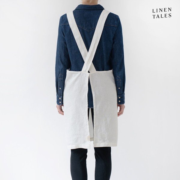 Grembiule in lino White - Linen Tales-image-2
