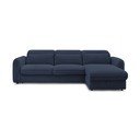 Divano angolare blu scuro Achille – Bobochic Paris