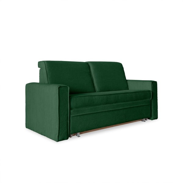 Divano letto verde scuro 168 cm Lucky Lucy - Miuform