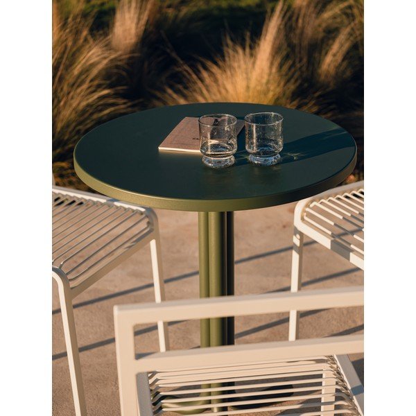 Tavolo da pranzo da giardino rotondo in metallo ø 59 cm Nokk – noo.ma-image-3