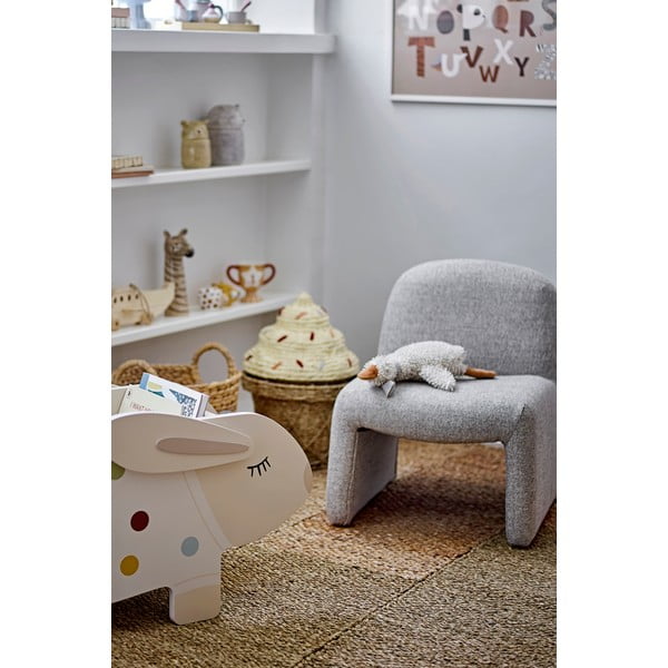 Poltrona per bambini greige Neel – Bloomingville Mini-image-1