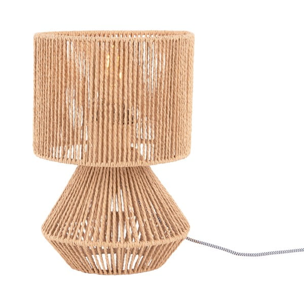 Lampada da tavolo color oro con paralume in carta (altezza 30 cm) Forma - Leitmotiv