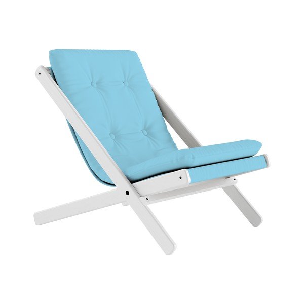 Sedia pieghevole Boogie Bianco/Blu chiaro - Karup Design
