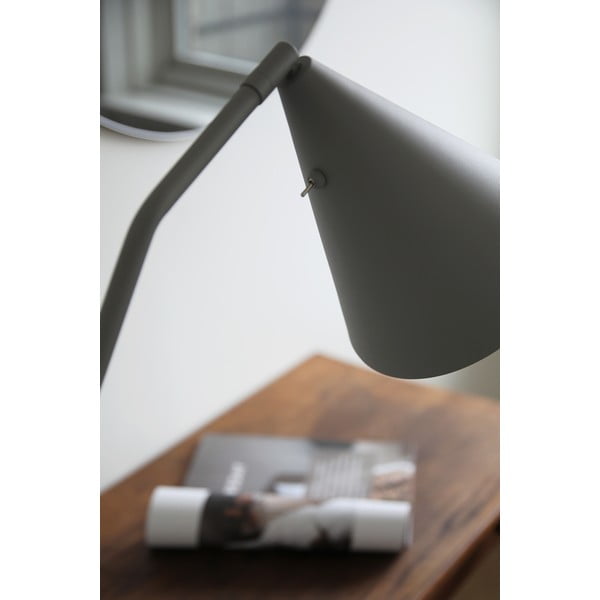 Lampada da terra LED grigia con paralume in metallo e intensità regolabile (altezza totale 144 cm) Funil – Markslöjd-image-3