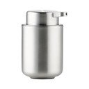 Dispenser per sapone color argento opaco in acciaio inox 250 ml Ume Steel – Zone