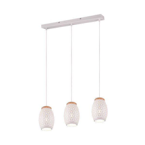 Lampada a sospensione bianca ø 15 cm Bidar - Reality-image-4
