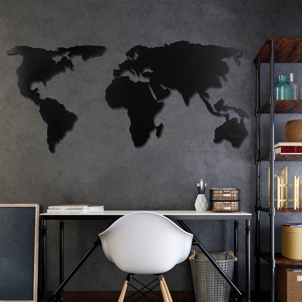Mappa da appendere 170x85 cm Silhouette – Bystag-image-1