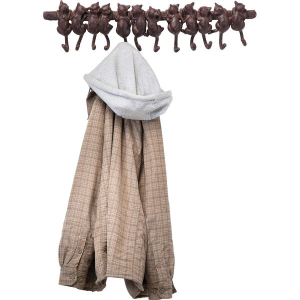 Appendiabiti da parete marrone Gatti - Kare Design-image-2