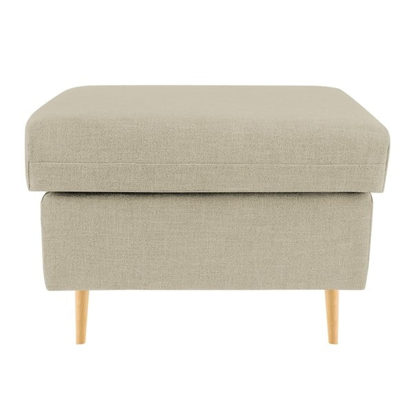Poggiapiedi beige Iris - Mazzini Sofas-image-4