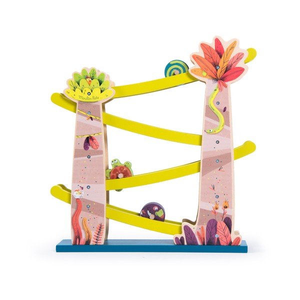 Pista per palline in legno Cascade - Moulin Roty