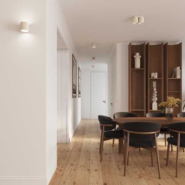 Lampada da parete color crema ø 10 cm Zora – Sollux-image-3