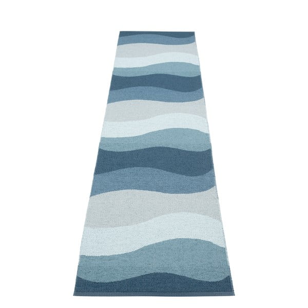 Passatoia da interno/esterno blu 70x300 cm Urvi Water – Pappelina