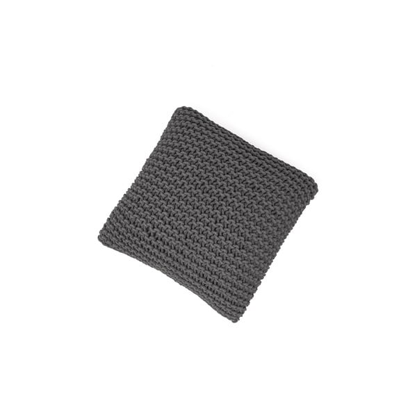 Pouf cuscino grigio in maglia - Bonami Essentials-image-4