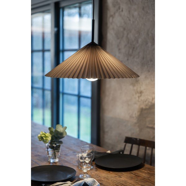 Apparecchio a sospensione grigio ø 50 cm Plisado - Markslöjd-image-1