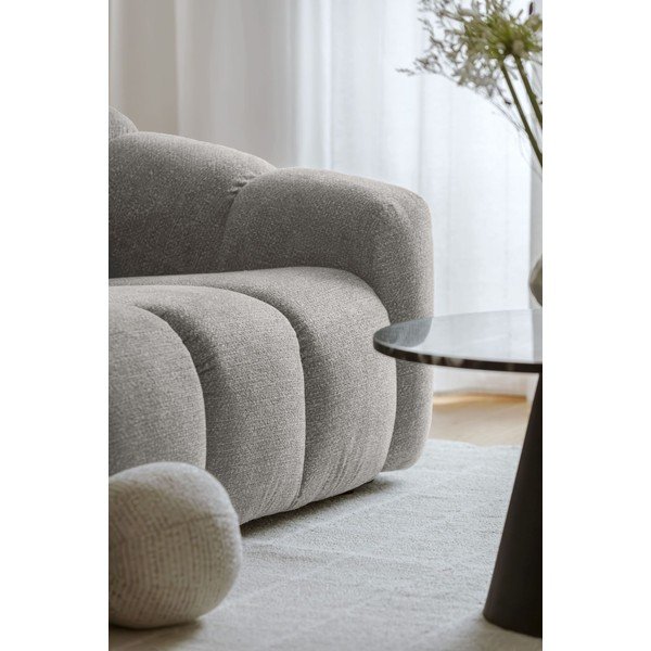 Divano angolare grigio chiaro (con penisola a destra/a L) Shell – Miuform-image-4