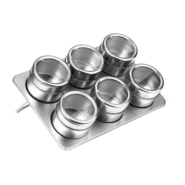 Set di 6 spezie con supporto 100 ml - Premier Housewares-image-1