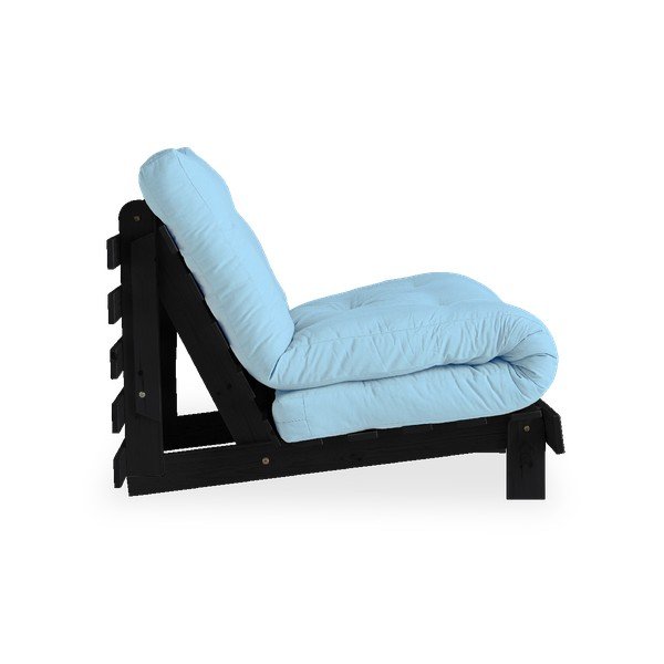 Poltrona variabile Nero/Blu chiaro Roots - Karup Design-image-3