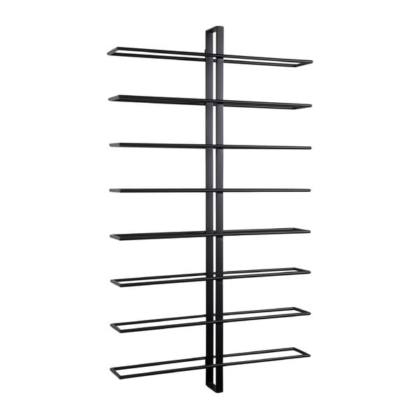 Portabottiglie in metallo nero da parete numero di bottiglie 16 Dual - PT LIVING-image-3