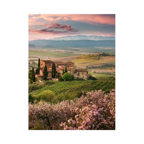 Dipinto 60x80 cm Pink Tuscany – Styler