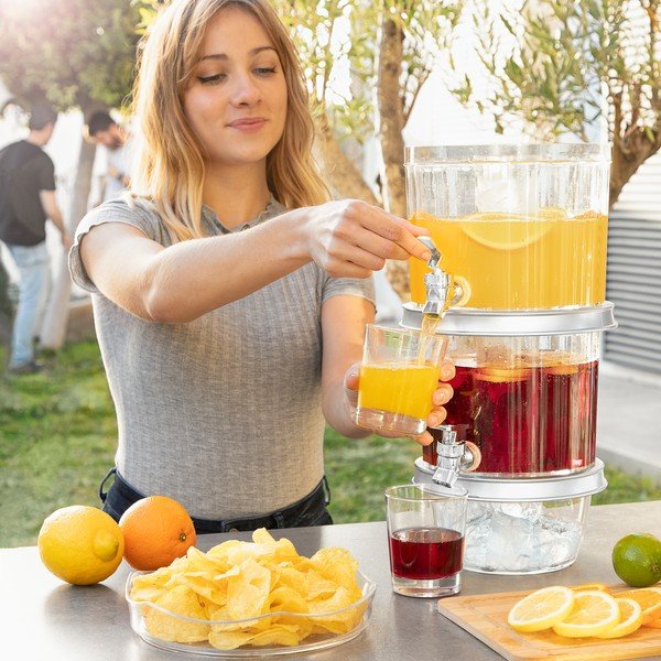Distributore di bevande a due livelli con rubinetto - InnovaGoods-image-4