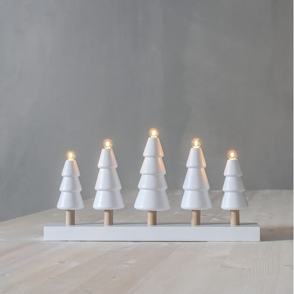 Decorazione luminosa bianca natalizia Skog - Star Trading-image-1