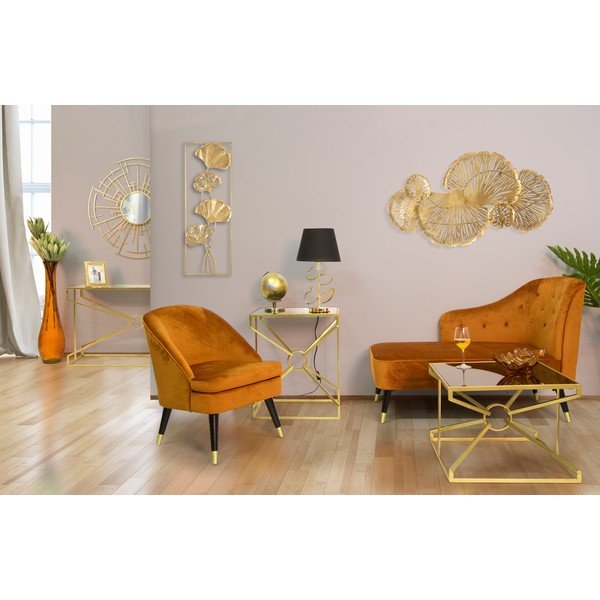 Lampada da tavolo in nero e oro Glam Heart, altezza 61 cm Harts - Mauro Ferretti-image-1