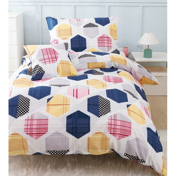 Biancheria da letto singola a 3 pezzi in microsatin 140x200 cm Amelie - My House-image-3