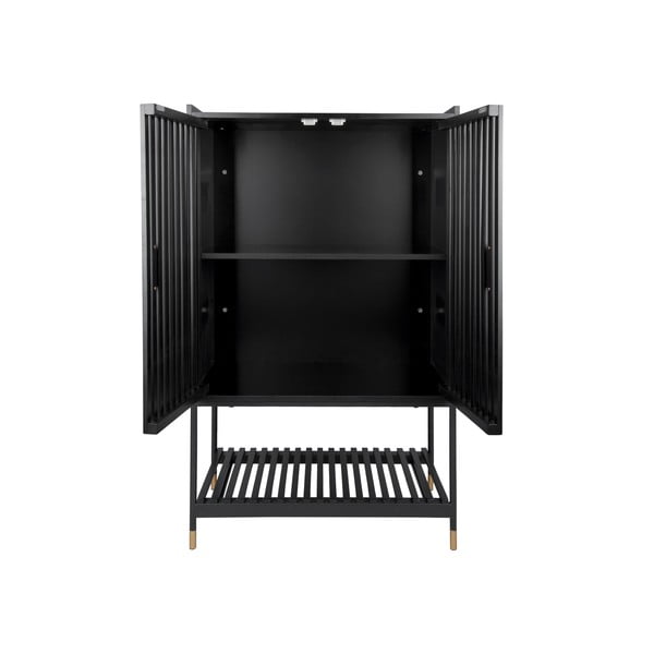 Cassettiera in pino nero Marve, 75 x 120 cm - Leitmotiv-image-3