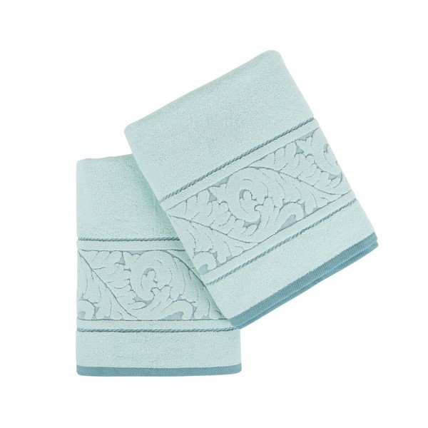 Set di 2 asciugamani da bagno , 70 x 140 cm Sultan - Foutastic-image-2