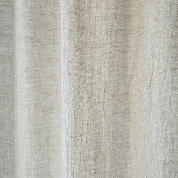 Tenda leggera in lino beige con tunnel Daytime, 250 x 130 cm Natural - Linen Tales-image-1