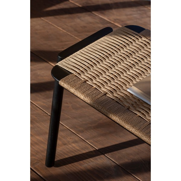 Panchina nera/di colore naturale Klupa – Gazzda-image-4