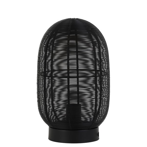 Lampada da tavolo nera (altezza 30 cm) Ophra - Light & Living-image-4