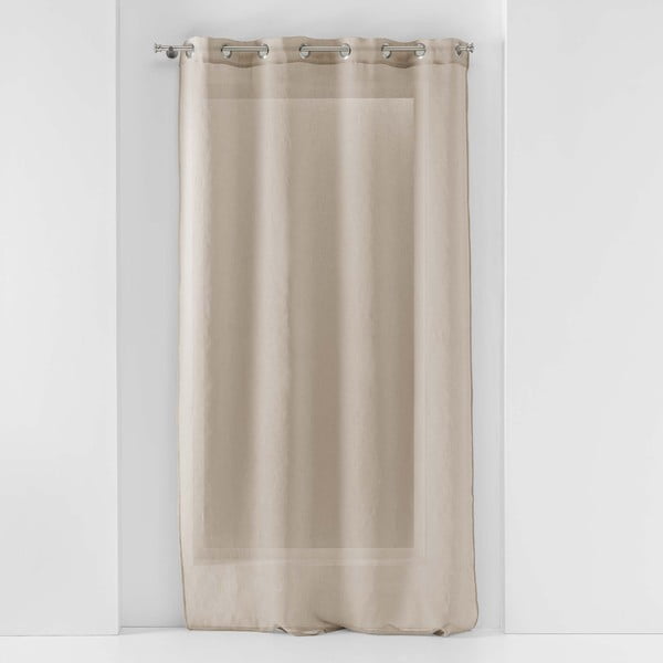 Tenda in voile beige 140x280 cm Sandra - douceur d'intérieur