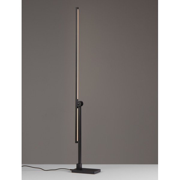 Lampada da tavolo LED nera opaca in metallo con struttura flessibile/con intensità regolabile (altezza totale 47 cm) Tenso – Nova Luce-image-4
