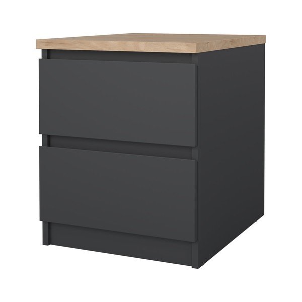 Comodino grigio scuro Naia – Tvilum-image-4