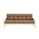 Divano letto marrone 204 cm Grab - Karup Design