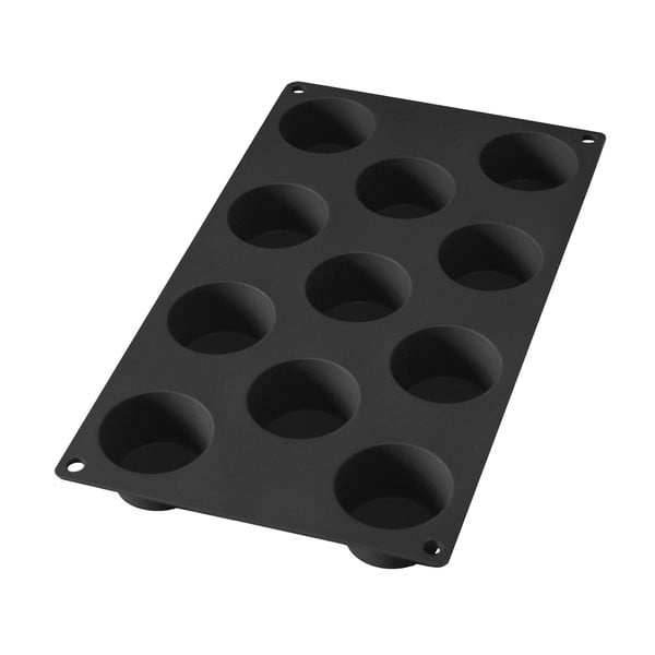 Stampo in silicone nero per 11 mini muffin - Lékué