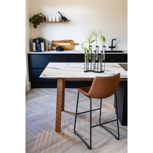 Sgabello marrone Jeddo - Light & Living-image-4