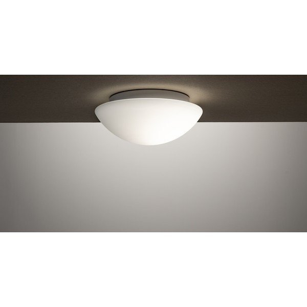 Lampada da soffitto bianca ø 25 cm con paralume in vetro Mato - Sotto Luce-image-3
