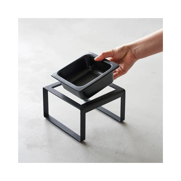 Ciotola in ceramica con base per animali domestici Tower - YAMAZAKI-image-1