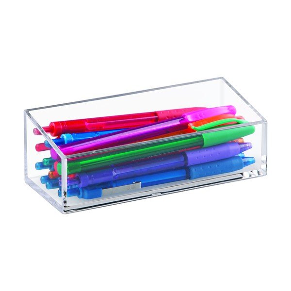 Scatola trasparente impilabile Clarity, 15 x 6 cm - iDesign-image-4