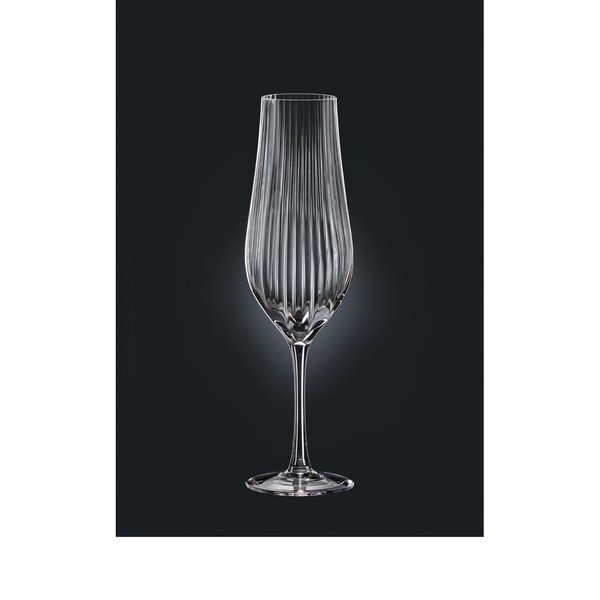 Set di 6 bicchieri da champagne , 170 ml Tulipa Optic - Crystalex-image-1