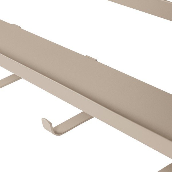 Attaccapanni da parete beige con scaffale 50 cm Quinn – WOOOD-image-4