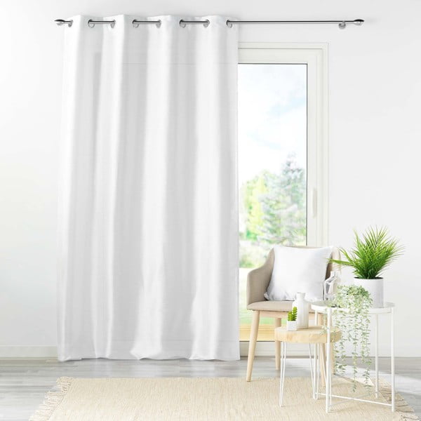 Tenda in raso bianco 140x240 cm Shana - douceur d'intérieur-image-3