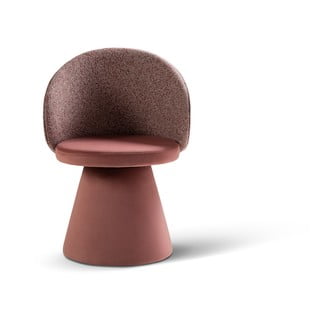 Poltrona rosa con rivestimento in velluto Inez – Micadoni 