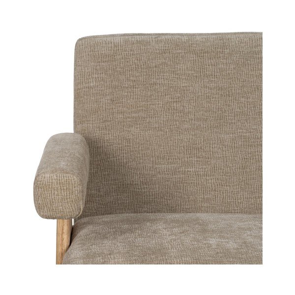 Divano beige con rivestimento in ciniglia 134 cm Rest – Ixia-image-4