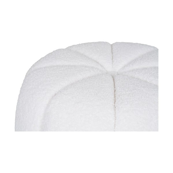 Sgabello in tessuto bouclé bianco Paisley - House Nordic-image-2