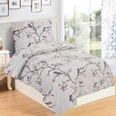 Set copripiumino e federa grigio in micropile per letto singolo 140x200 cm Ronja – My House